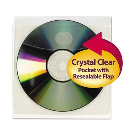 Smead Smead, Self-Adhesive Cd/diskette Pockets, 10PK 68144